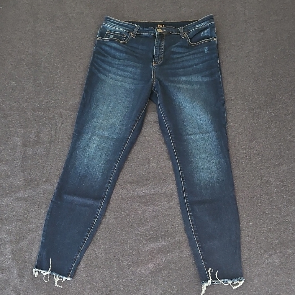 Kut from the Kloth Dark Wash Skinny Jeans